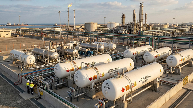 LPG Residual Liquids storage tank