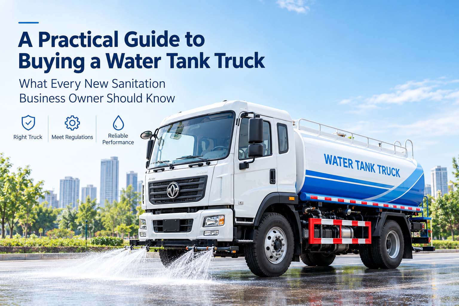A Practical Guide to Buying a Water Tank Truck: What Every New Sanitation Business Owner Should Know